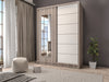 CLINDA Sliding Door Wardrobe with Mirror